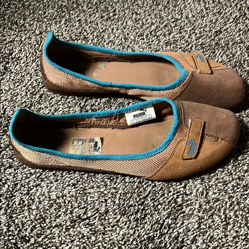Puma Women's Brown Ballet Flats